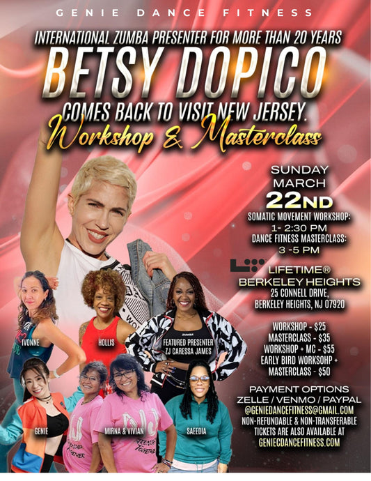 Workshop and Masterclass with Betsy Dopico March 22, 2026